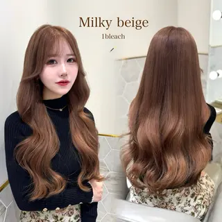 ロング カラー costes 今井芽依のヘアスタイル