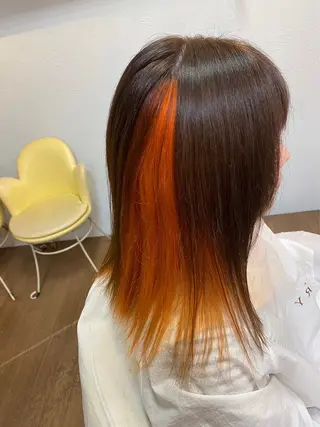 セミロング カラー ANSA  hair かいりのヘアスタイル
