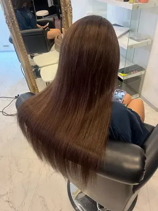 ロング ケアブリーチ&シール エクステの店和田翔莉のヘアスタイル