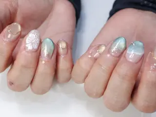 ミディアム kenn shuuseiのネイルデザイン