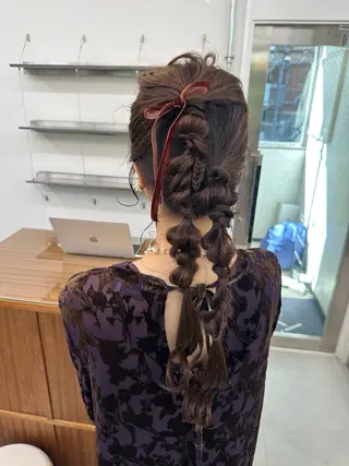 ロング ヘアアレンジ MIES amane(アマネ)のヘアスタイル
