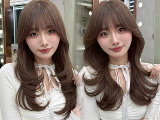 ロング レイヤー/ ダブルカラーセナ🎀のヘアスタイル