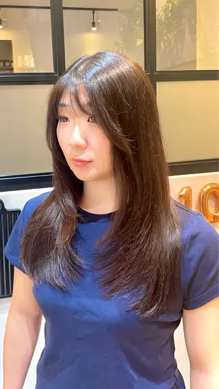 ロング 望恵🌸 韓国ツヤ髪🇰🇷✨のヘアスタイル