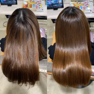 ロング パーマ 饒平名 知也のヘアスタイル