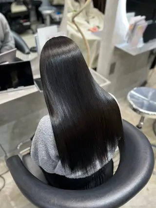 ロング カラー ワンホンヘア🇨🇳 髪質改善/itaruのヘアスタイル