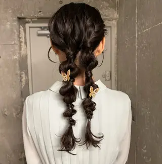 ヘアアレンジ ヘアアレンジ/ カラー❤️miyuuのヘアスタイル