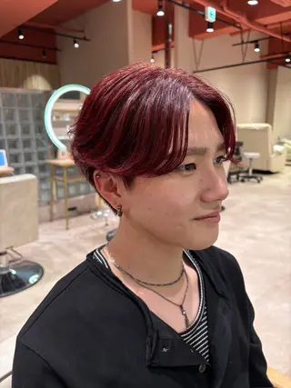 カラー メンズ 透明感カラー/ メンズ⚡️レア👑のヘアスタイル
