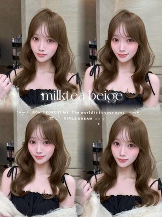 ロング カラー あみ/暗髪オリ ーブ特化🍃髪質改善のヘアスタイル