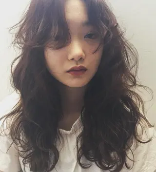ロング パーマ フレンチボブパーマ Yuukiのヘアスタイル