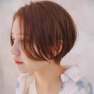 ショート カラー レイヤーカット⭐️ ハッシュカット特化のヘアスタイル