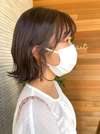 ミディアム カラー 【AMANEQ】 yuka🦋のヘアスタイル