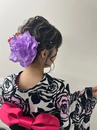 ヘアアレンジ ヘアセットサロン ココのヘアスタイル