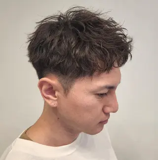 ショート パーマ メンズ 【イケメン風パーマ】 SHOFYのヘアスタイル