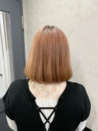 ミディアム giniro ホソミのヘアスタイル