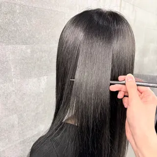 ロング カラー きのうちこう/透明感 カラー/髪質改善のヘアスタイル