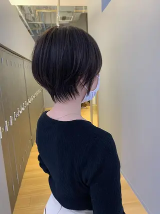 ショート ボブ/パーマ 村中　仁人のヘアスタイル