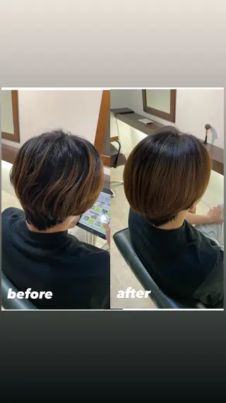 メンズ 結衣 髪質改善モデル募集中のヘアスタイル