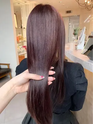 ロング カラー 鳥ちゃん🐥/中性系 /西中島/新大阪のヘアスタイル