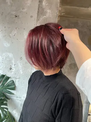 ショート カラー 阪倉 美玲のヘアスタイル