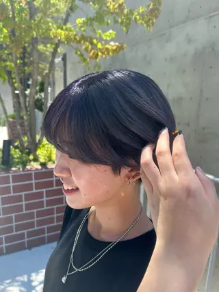 カラー 中村 真珠のヘアスタイル