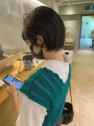 ショート レイヤーカット 鈴木駿介のヘアスタイル