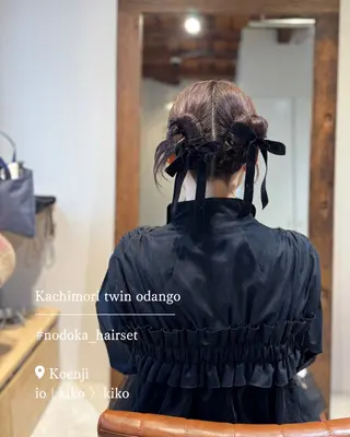 セミロング ヘアアレンジ お呼ばれセット🕊️ 高円寺/太田和のヘアスタイル