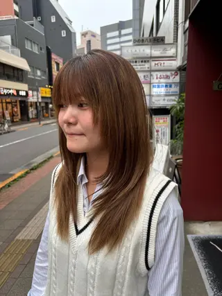 ミディアム SEEK八王子 AINAのヘアスタイル