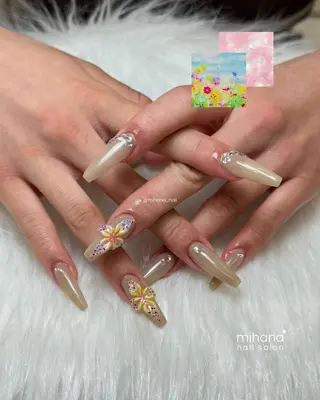 ネイル Arté✦西川口✦ 長さだし・持ち込みのネイルデザイン