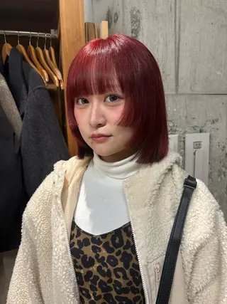 カラー 西宮北口メンズパーマ 鮫島竜海のヘアスタイル