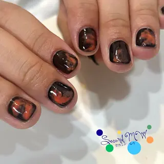 メンズ ネイル SecondMW _nail 　川連のネイルデザイン