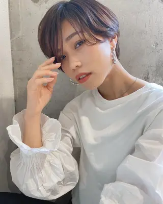 ショート ルービック奈良 平本 温大のヘアスタイル