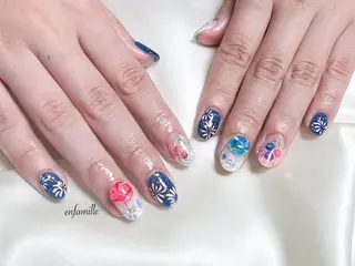 ネイル nail salon en familleのネイルデザイン