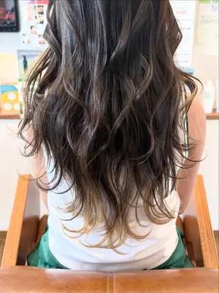 カラー 心cocoro RISAのヘアスタイル