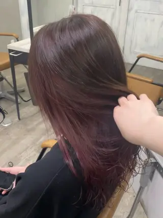 セミロング 💝艶髪ハイトーン 💝みさきのヘアスタイル