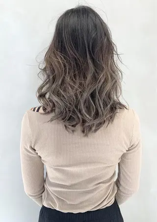 ミディアム カラー レイヤー/大人メンズ パーマ🌀 平島拓也のヘアスタイル