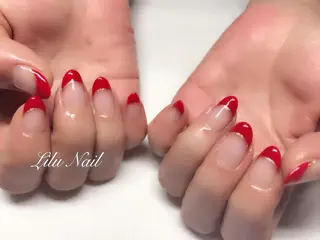 ネイル モチの良さ◉ フィルインネイル♡のネイルデザイン