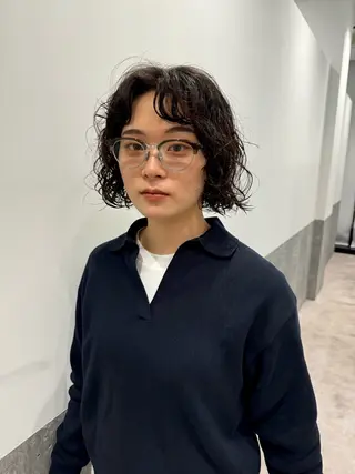 ショート パーマ センスをお届けします 大谷将生infpのヘアスタイル