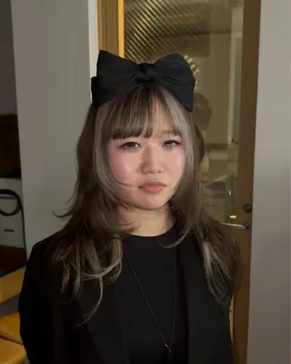 ミディアム カラー yelm府中 ユリのヘアスタイル