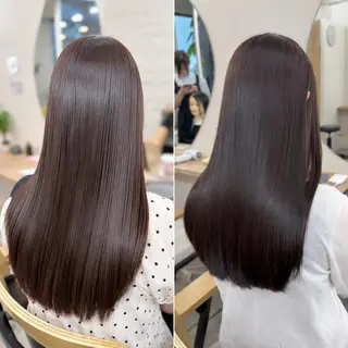 ロング カラー 透明感カラー/顔周り 臼井いつみのヘアスタイル