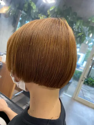 ショート カラー ショート・ウルフ✂︎ 安住有咲子のヘアスタイル