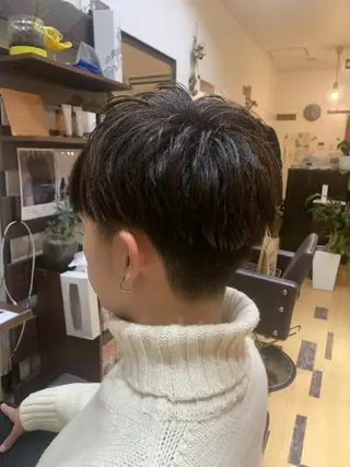 メンズ カラー サトウ シューイチのヘアスタイル