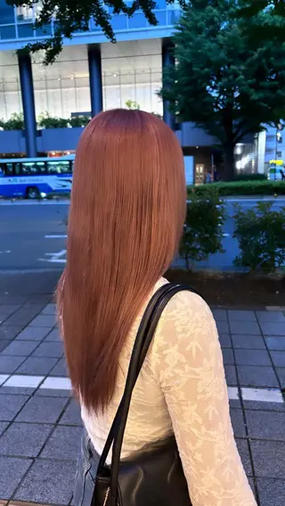 ロング カラー 🍓ブリーチカラー 🎀nene🍓のヘアスタイル