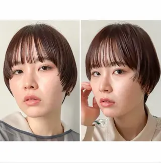 ショート 骨格補正ショート FILMSりくのヘアスタイル