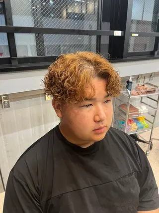ショート パーマ メンズ 山下和輝/fifth メンズパーマのヘアスタイル