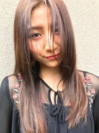 ロング カラー ヘアアレンジ 上條 航平のヘアスタイル