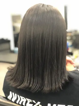 ミディアム 縮毛矯正の達人 ☆ 松本のヘアスタイル