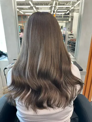 ロング カラー 長畑 光紀のヘアスタイル