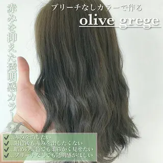 セミロング カラー navile原宿 yumaのヘアスタイル