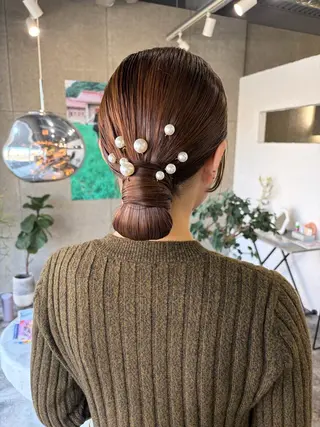 ヘアアレンジ eim AYUKAのヘアスタイル