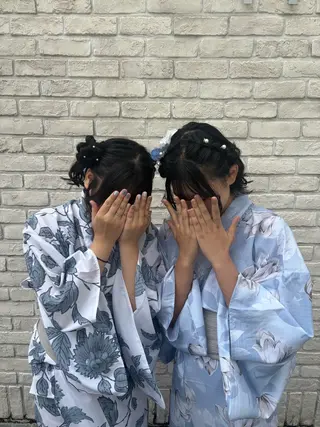 セミロング 🪐海外hair/パ ーマ/暖色/ミミ🌻のヘアスタイル